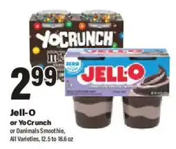 Big Y Jell-O or YoCrunch offer