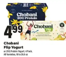 Big Y Chobani Flip Yogurt offer