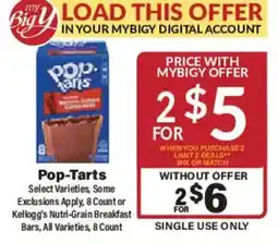 Big Y Pop-Tarts offer