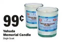 Big Y Yehuda Memorial Candle offer