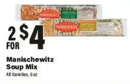 Big Y Manischewitz Soup Mix offer