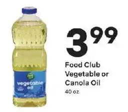 Coborn's Food Club Vegetable or Canola Oil offer