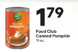 Coborn's Food Club Canned Pumpkin offer
