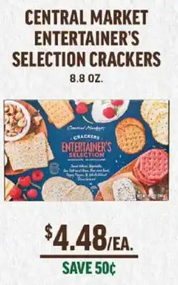 Central Market Central market entertainer's selection crackers offer