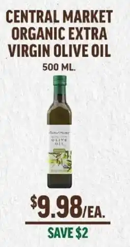 Central Market Central Market organic extra virgin olive oil offer