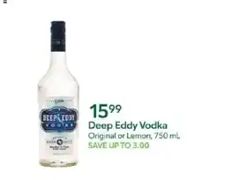 Publix Deep Eddy Vodka offer