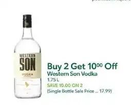 Publix Western Son Vodka offer