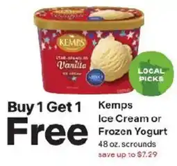 Coborn's Kemps ice cream or frozen yogurt offer