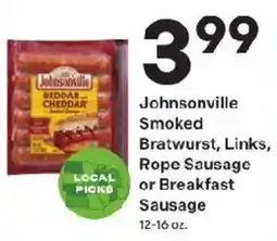 Coborn's Johnsonville Smoked Bratwurst, Links, Rope Sausage or Breakfast Sausage offer