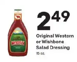 Coborn's Original Western or Wishbone Salad Dressing offer
