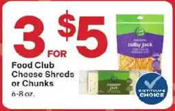Coborn's Food Club Cheese Shreds or Chunks offer