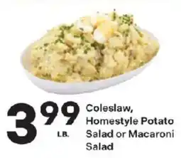 Coborn's Coleslaw, Homestyle Potato Salad or Macaroni Salad offer