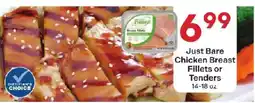 Coborn's Just Bare Chicken Breast Fillets or Tenders offer