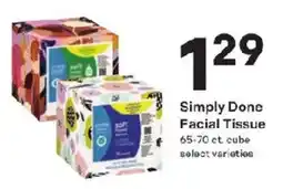Coborn's Simply Done Facial Tissue offer