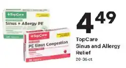 Coborn's TopCare Sinus and Allergy Relief offer