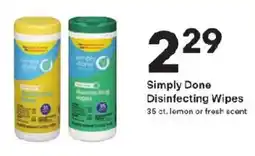 Coborn's Simply Done Disinfecting Wipes offer