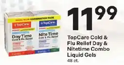 Coborn's TopCare Cold & Flu Relief Day & Nitetime Combo Liquid Gels offer