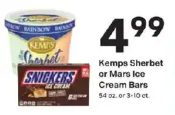 Coborn's Kemps Sherbet or Mars Ice Cream Bars offer