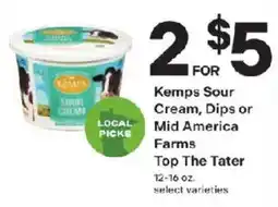Coborn's Kemps Sour Cream, Dips or Mid America Farms Top The Tater offer