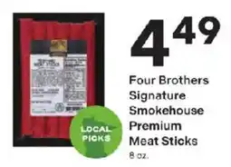 Coborn's Four Brothers Signature Smokehouse Premium Meat Sticks offer