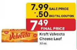 Coborn's Kraft Velveeta Cheese Loaf offer