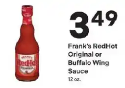Coborn's Frank's RedHot Original or Buffalo Wing Sauce offer