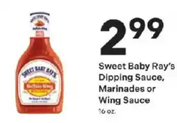 Coborn's Sweet Baby Ray's Dipping Sauce, Marinades or Wing Sauce offer