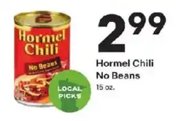 Coborn's Hormel chili no beans offer