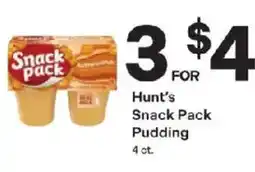 Coborn's Hunt's Snack Pack Pudding offer