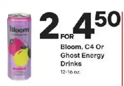 Coborn's Bloom, C4 Or Ghost Energy Drinks offer