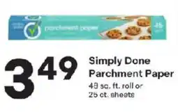 Coborn's Simply Done Parchment Paper offer
