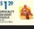 Associated Specialty Dessert Shells offer