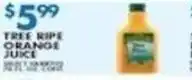 Associated Tree ripe orange juice offer