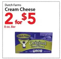 Three Guys from Brooklyn Dutch Farms Cream Cheese offer