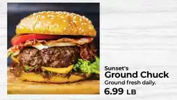Sunset Foods Sunset's Ground Chuck offer