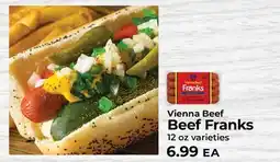 Sunset Foods Vienna Beef Beef Franks offer