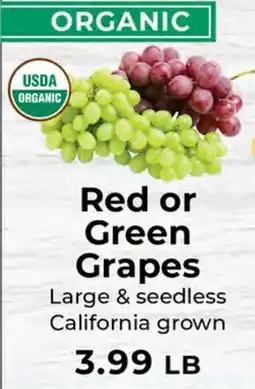 Sunset Foods Red or Green Grapes offer
