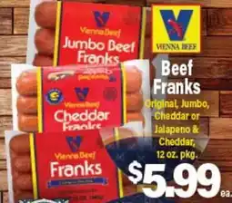 Angelo Caputo's Fresh Market Beef Franks offer