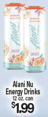 Angelo Caputo's Fresh Market Alani Nu Energy Drinks offer