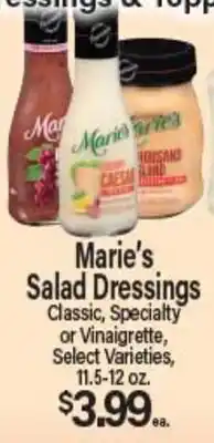 Angelo Caputo's Fresh Market Marie's Salad Dressings offer