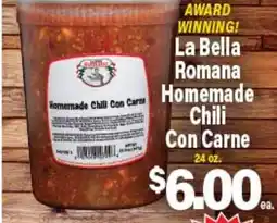 Angelo Caputo's Fresh Market La Bella Romana Homemade Chili Con Carne offer