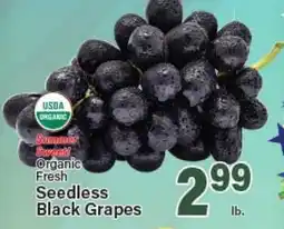 Angelo Caputo's Fresh Market Seedless Black Grapes offer