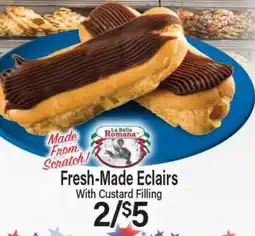 Angelo Caputo's Fresh Market Fresh-Made Eclairs With Custard Filling offer