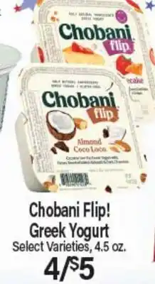 Angelo Caputo's Fresh Market Chobani Flip! Greek Yogurt offer