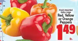 Angelo Caputo's Fresh Market Fresh Imported Extra Large Red, Yellow or Orange Peppers offer