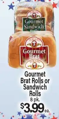 Angelo Caputo's Fresh Market Gourmet Brat Rolls or Sandwich Rolls offer