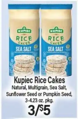 Angelo Caputo's Fresh Market Kupiec Rice Cakes offer