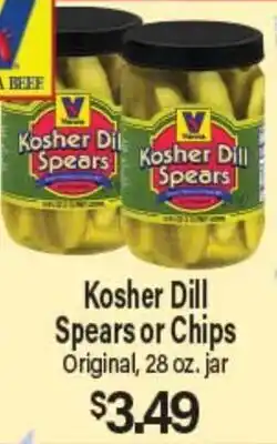 Angelo Caputo's Fresh Market Kosher Dill Spears or Chips offer