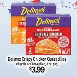 Angelo Caputo's Fresh Market Delimex Crispy Chicken Quesadillas offer