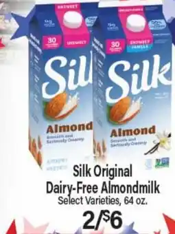 Angelo Caputo's Fresh Market Silk Original Dairy-Free Almondmilk offer